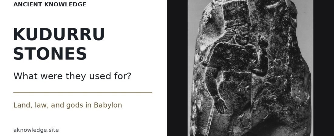 What Were Kudurru Stones? Land, Law, and Gods in Babylon
