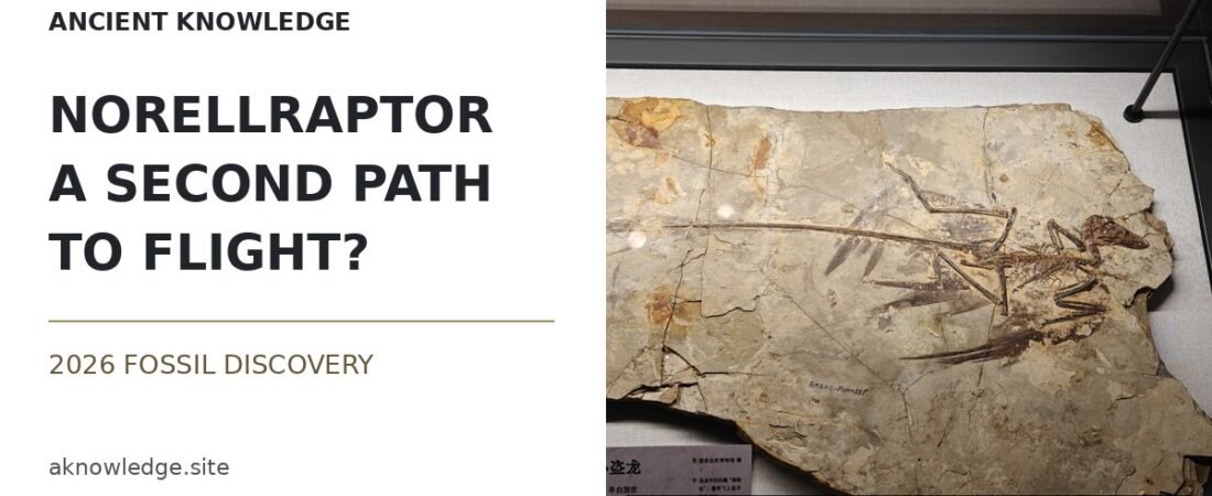Norellraptor: The Feathered Dinosaur That Points to a Second Path to Flight